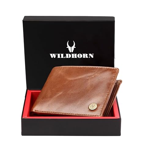 Image of WildHorn RFID Protected Leather Wallet for Men