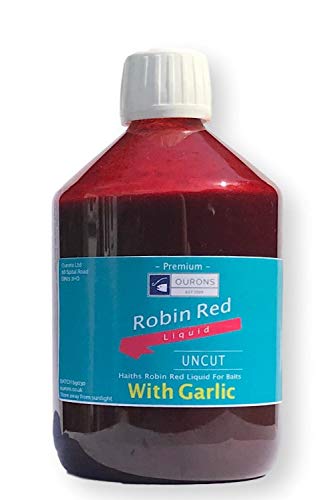 OURONS Robin Red Liquid mit Knoblauch 500ml - 100% unverschnittener klassischer Premium-Köderlockstoff Cover