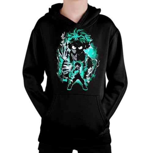 the Fan Tee Sudadera de NIÑOS NIÑAS My Hero Academia Deku Plus Ultra Boku no Hero Anime Manga 006 10-12 Años