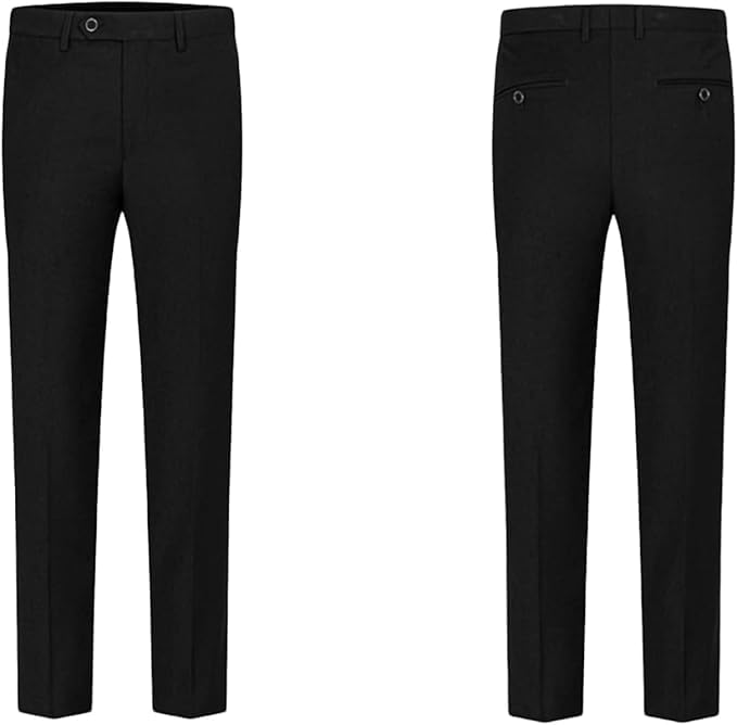 Maiyifu-GJ Men 2 Pieces Chinese Tunic Suit Mandarin Collar Blazer Set Button Jacket Pant Set Traditional Uniform Groom Dress3