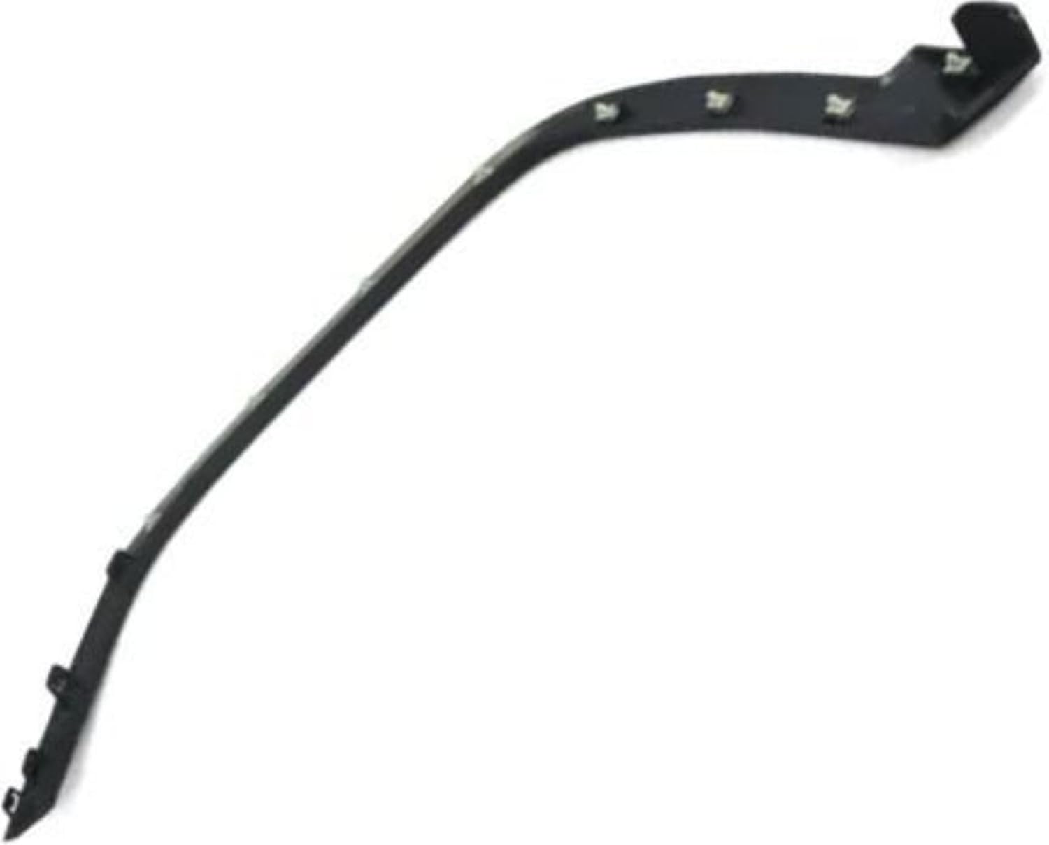 APDTY 172032 Front Right Fender Flare; w/o Body Colored Flare; Compatible With GAS Jeep Models, 2014-2018 Cherokee 2.4L L4 SOHC, 2014-2018 Cherokee 3.2L V6 DOHC; Replaces 68210314AE