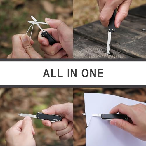 Nextool Keychain Knife, 5 In 1 Mini Multitool Key Chians, Small Pocket Knife With Key Ring, Scissors, Screwdrivers And Nail File thumb #2