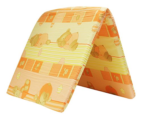 Poupy 804.6 Materassino per Lettino da Campeggio, Colori Assortiti, 60x120