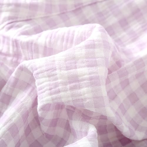 Image of STMAHER 2 Pack Women's Cotton Pajama Bottoms Lightweight Sleep & Lounge Pants Plaid Sleepwear Long Pj Pants With Pocket GP S0