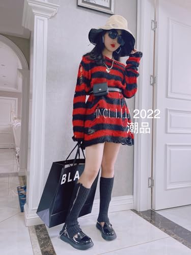 Image of Leg Warmer Personalized Warmth Zipper Knitted Leg Socks Y2K Cool Spicy Girls' Calf Cover
