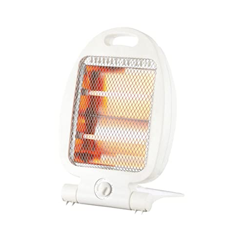 Effe Stufa Elettrica K100 Bianca | Due Livelli Di Potenza: 400/800W | Voltaggio: 220-240V - 50/60Hz | Massimo Consumo Di Energia: 800W | Misure: 250 *