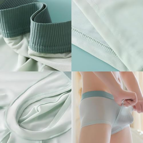 Ouruikia Men's Underwear Boxer Briefs Breathable Quick Dry Boxer Briefs Bulge Enhancing Pouch Underwear4