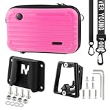 Bolsa plegable resistente al agua para bicicleta, bolsa de almacenamiento frontal de carcasa dura, soporte para paquetes