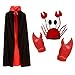 ZHHENIALY Crab Hat Set- Funny Party Hats Dress Up Crazy Theme Party Roleplay Hats Set Novelty 3D Crab Hat for Unisex (Crab Hat + Rubber Claws + Cloak set)