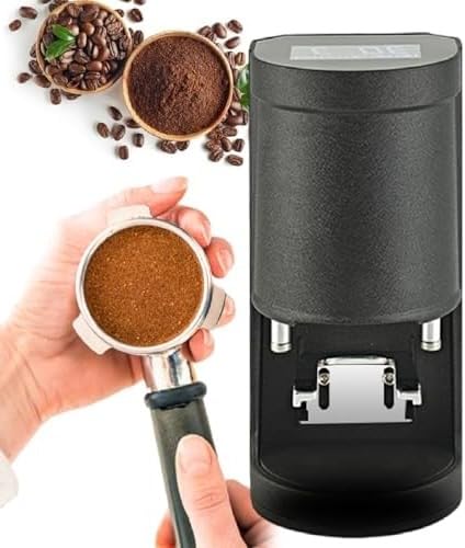 58mm Coffee Tamper Automatic Electric Bean Powder Press Machine for Expresso 5-30KG Pressure 1 to 3 Adjustable Tamp
