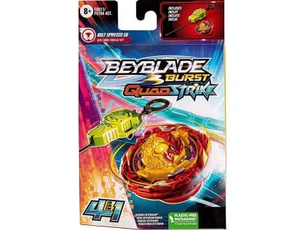 cavernedesjouets Coffret toupie pour Beyblade Burst Strike : Bolt spryzen s8 Type Balance + 1 Carte Tigre