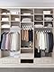 House Day Hochwertige Massivholz-Kleiderbügel für Frauen, breite Schulter, Holzbügel, Anzugbügel mit Rutschfester Hosenstange, Glatte Oberfläche, 360° drehbarer Haken für Kleid, 6 Stück, Weiß