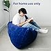 Fun and Function Air-Lite Cozy Canoe - Inflatable Sensory Peapod for Sensory Needs - Sensory Chair Compression Canoe for Kids Ages 3+ - Sensory Furniture - Navy - Large