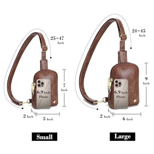 Image of INICAT Lightweight Small Crossbody Sling Bag for Women | Mini Travel Purse,Multi-pocket with Card Slots,Durable Vegan Leather,Everyday Carry