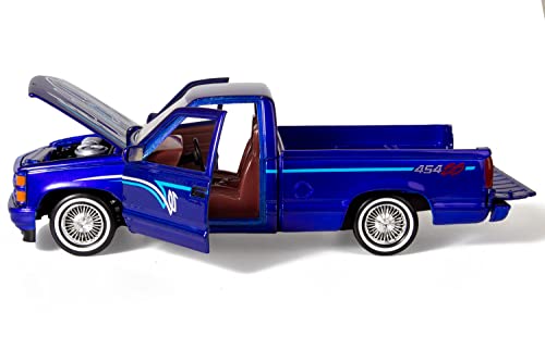 All Star Toys Motormax Silverado 454SS 1/24 Azul miniatura 4
