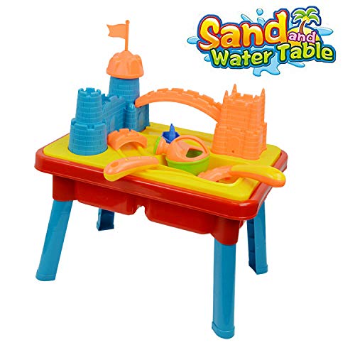 Inside Out Toys Mesita para Jugar con Agua y Arena - 2 en 1 - con Muchos Accesorios