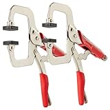 ✅Dimensions : 285 x 145 mm | Ouverture maximale : largeur de mâchoire jusqu'à 80 mm. Ces pinces en C sont polyvalentes et constituent le choix parfait pour tous ceux qui recherchent des pinces fiables et pratiques pour une large gamme d'applications.