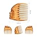 Handmade Wooden Hair Comb for Women Natural Wood Hair Care Scalp Massager Eco-Friendly Perfect for use with Balms and Oils French Hair Comb Wooden Comb for Long Hair Wide Tooth Comb (Walnut)