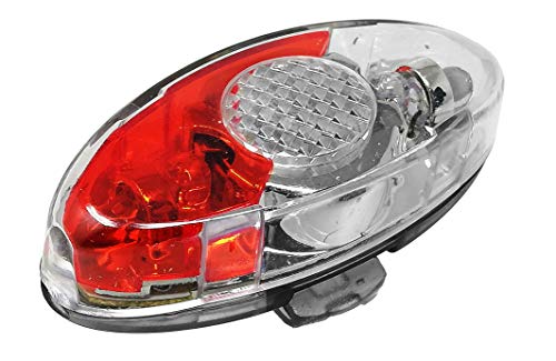 S.T.S. Fanalino Posteriore per Bici a 4 LED Rosso