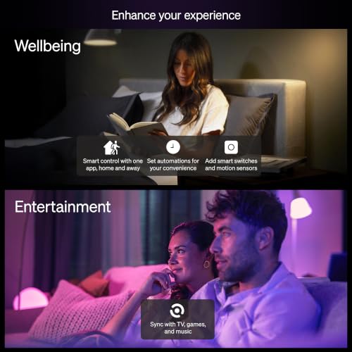 Philips Hue Essential Starter Kit, Bridge + 4 E26 Smart Bulbs - image 7
