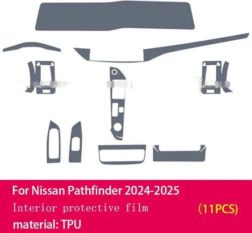 Film PPF Nissan Pathfinder 2024 protection TPU console centrale