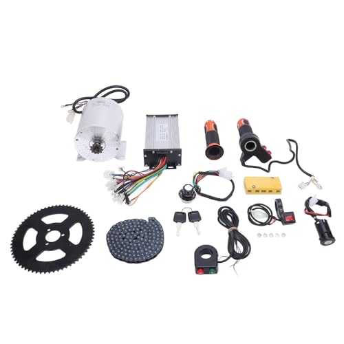 Kit motor eléctrico, 48V 1000W, 4000 RPM, controlador MY1020, conversión scooter/motocicleta, go-kart,...
