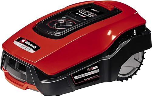 Einhell FREELEXO - Solo Robot Tagliaerba a batteria Power X-Change (18V, comandabile con APP, lama taglio 18 cm, pendenza massima 35%)