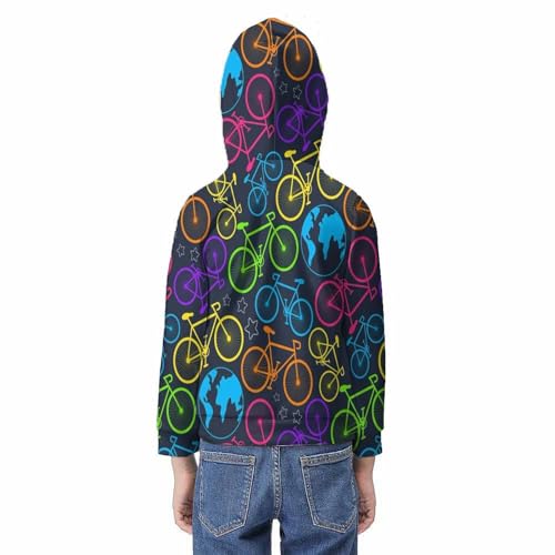 Sweat à capuche pour garçon imprimé chat 3D multicolore - 6