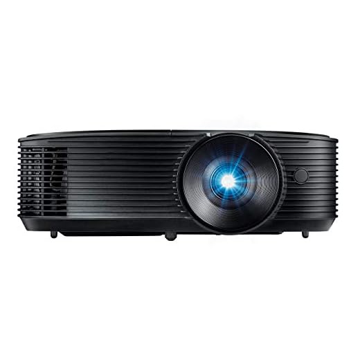Optoma S334e SVGA Bright Professional Projector Lights On Viewing with 3,800 Lumens Latest DLP Technology Business Presentations Classrooms or Home 15,000 hour lamp life Speaker Built In Portable Size