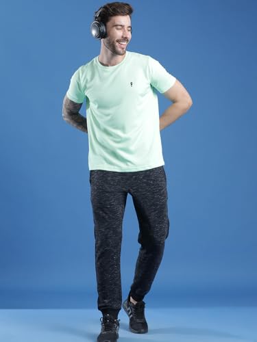 Image of EPPE Men's Round Collar T-Shirt | Regular & Dry Fit Summer Stylish Casual Tee | Polyester Half Sleeve T-Shirts for Men.