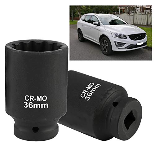 Soquete de porca de cubo de 36 mm, soquete de impacto, para ferramentas manuais, ferramentas de impa