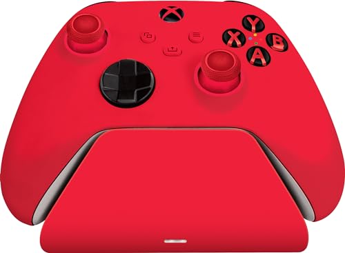 Razer Universelle Schnellladestation - Schnellladegerät für Xbox-Controller (Universelle Kompatibilität, Magnetkontaktsystem, Passend zu jedem Xbox-Controller) Pulse Red