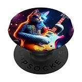 Photo Gallery funny guitar cat - rock kitty - rock cat che suona la chitarra popsockets popgrip intercambiabile Photo Gallery funny guitar cat - rock kitty - rock cat che suona la chitarra popsockets popgrip intercambiabile