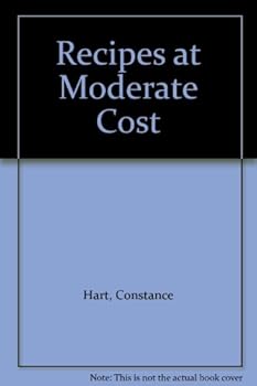 Hardcover Recipes at Moderate Cost Book