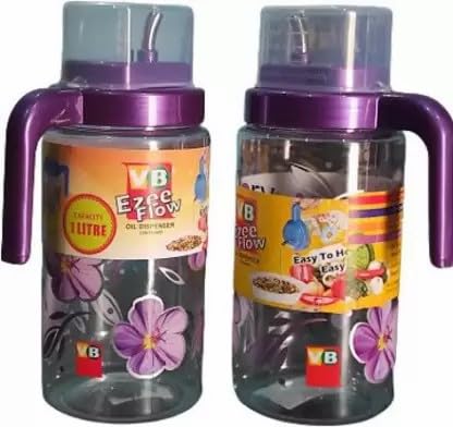 Image of 1000 ml Cooking Oil Dispenser (Pack of 2) (Purple)