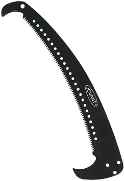 Manual Pole Saw,6.5-26 ft Extendable Pole with Double Lock Design to Reach Up 32 ft for High Branches Trimming,SK5 Sharp Three-Sided Sharpened Edges Blade Only Saw Blade