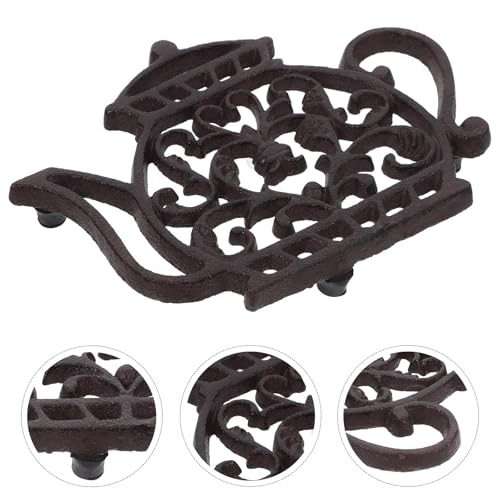 Salvamanteles de hierro fundido vintage ifundom resistente al calor 7