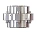 Lovejoy 69790436604 Steel Hercuflex FX Series 36604 FX 1EM Coupling, Solid x Solid Bore, 3.51" OD, OAL 4.56", 11300 Inch Pounds Item Torque