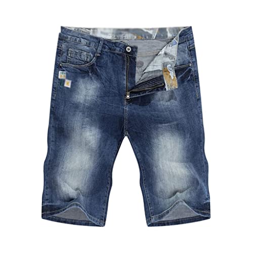Short en jean stretch homme pour un look casual d'été décontracté