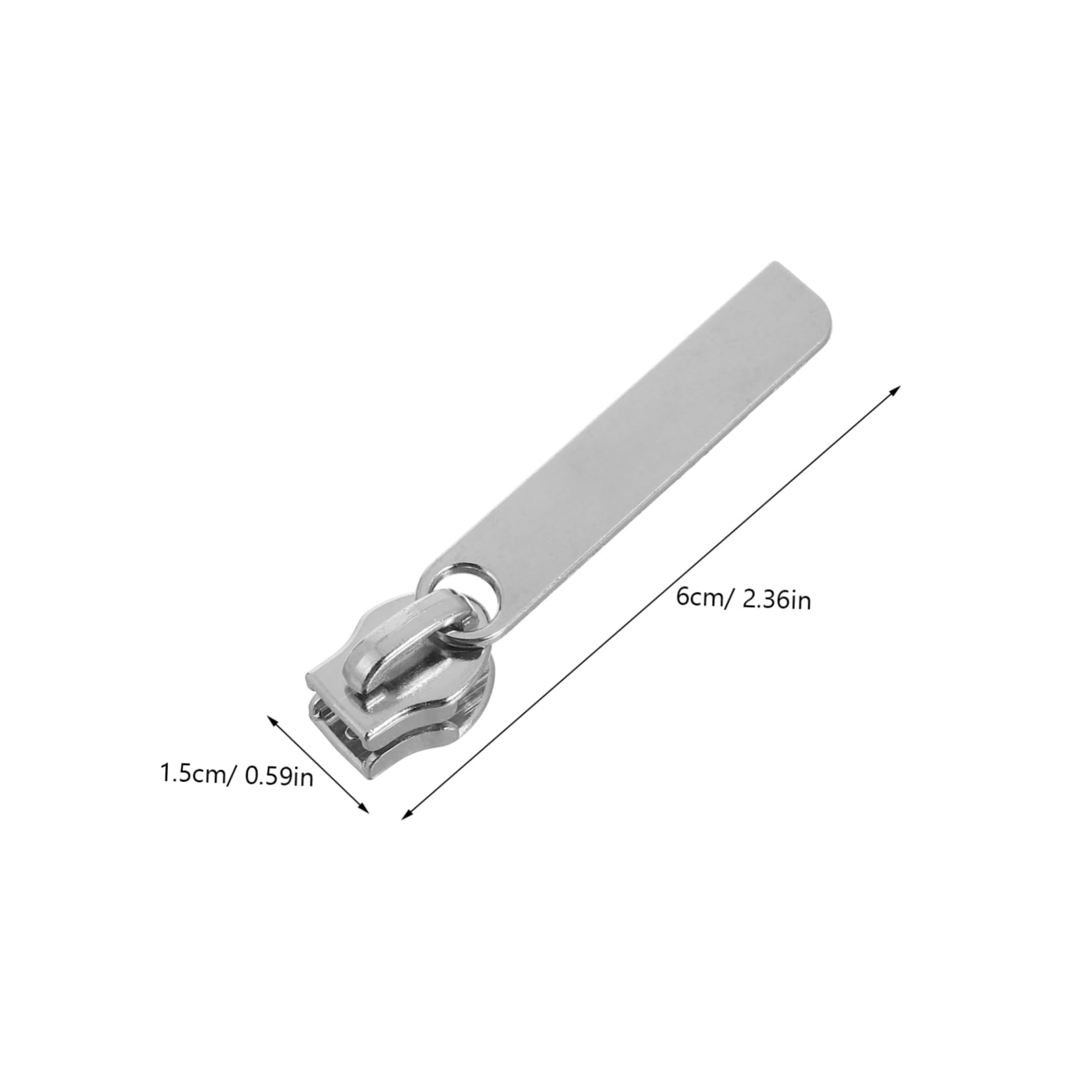 HEALLILY 10 Nylon Zipper Pulls Lock Hole Repair Kit for Luggage Slider Replacement Easy Installation for Travel Safety