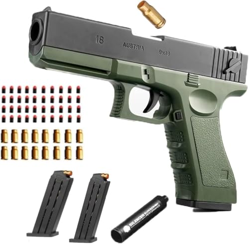 toy Gun- Squirt Boys Girls Toy Guns,Soft Bullet Shell ejecting So...