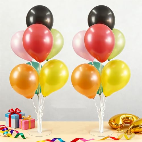 2PCS Luftballon Ständer, Transparente Ballonständer Für...