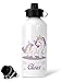 C32 Gourde personnalisable Licorne, cadeau personnalisé, gourde personnalisée, cadeau enfant, gourde fille, gourde garçon, gourde personnalisé enfant