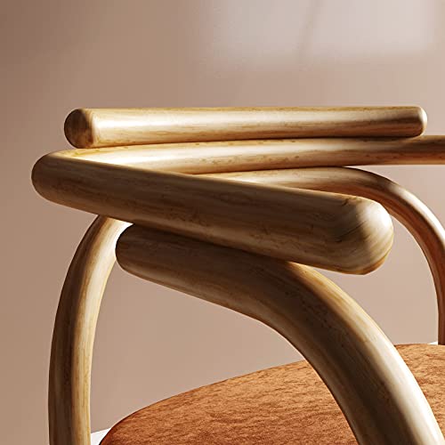 HFVDA Home Negotiation Chair,Comfortable Visitor Chair,Leisure Balcony Chair,Living Room Sofa Chair,Study Room Reading Chair, Fabric - Image 6