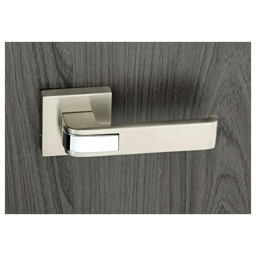 Knex, Rose Mortise Handle with Lock, Matt/CP Finish, Zinc Alloy, K-3062 RB