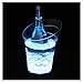 Secchio di ghiaccio LED Luminoso Benna Ghiaccio Benna Refrigeratore Carica Ghiaccio Secchiello Champagne Secchio KTV Bar Birra Birra Secchiello Bianco Luce bianca Colorata Ghiaccio luminoso Secchiello