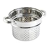 Oster Sangerfield 5-Quart Stainless Steel Pasta Pot Set with Steamer Basket and Lid – Durable Kitchen Cookware for Boiling and Steaming #5
