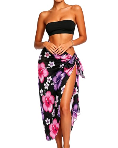 Image of CHICGAL Sarong Wraps Swimsuit Coverup for Women Bathing Suit Cover Up Summer Bikini Beach Swimwear 2026