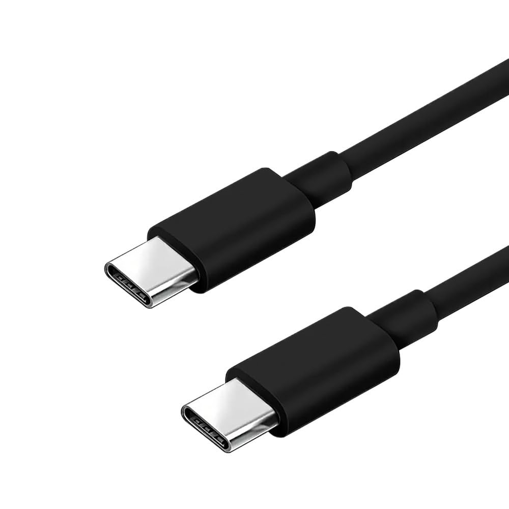 PD 60 W kabel USB C na USB typu C, szybki kabel do transmisji danych, czarny, 1 m, 2 m, 300 cm (2 m, czarny)