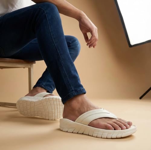 Image of Big Fox Men's Alphabounce-10 Comfortable | Ultra-Light | Bounce Back Technology | Water-resistant Slippers for Men